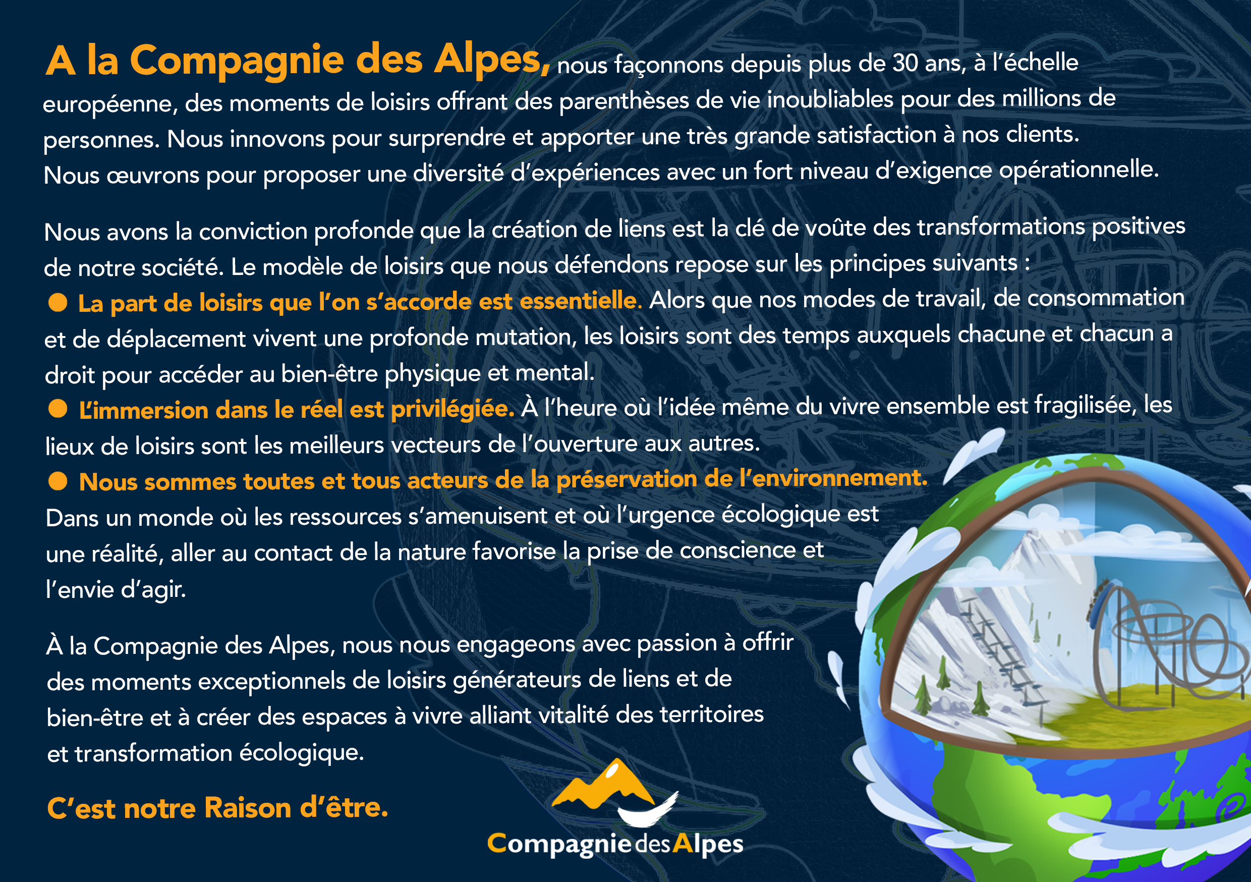 La Raison d'être de la CDA 